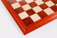 21″ Padauk and Maple Chess Board with Molded Edge on Sale Coupon From The Real Masters Of Chess