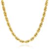 WJD Exclusives 10K Solid Yellow Gold 5mm Diamond Cut Rope Chain 18″-28″ – 28 Sale Coupon