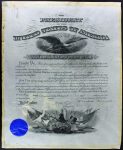 Theodore Roosevelt & William Howard Taft Signed 15×20 1904 Document BAS #AB14025 Sale Coupon
