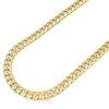 WJD Exclusives 14K Yellow Gold Hollow 7.5mm Miami Cuban  Chain Necklace 24″-32″ – 30 Sale Coupon