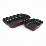 Kuhn Rikon Q Set of 2 9×13 & 6×9 Glass Bakers – Red Sale Coupon
