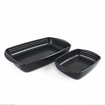 Kuhn Rikon Q Set of 2 9×13 & 6×9 Glass Bakers – Anthracite Sale Coupon
