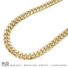 WJD Exclusives 14K Yellow Gold Hollow 10mm Miami Cuban Chain Necklace 26″ Sale Coupon