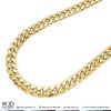 WJD Exclusives 14K Yellow Gold Hollow Miami Cuban  9.5mm Chain Necklace 28″ Sale Coupon