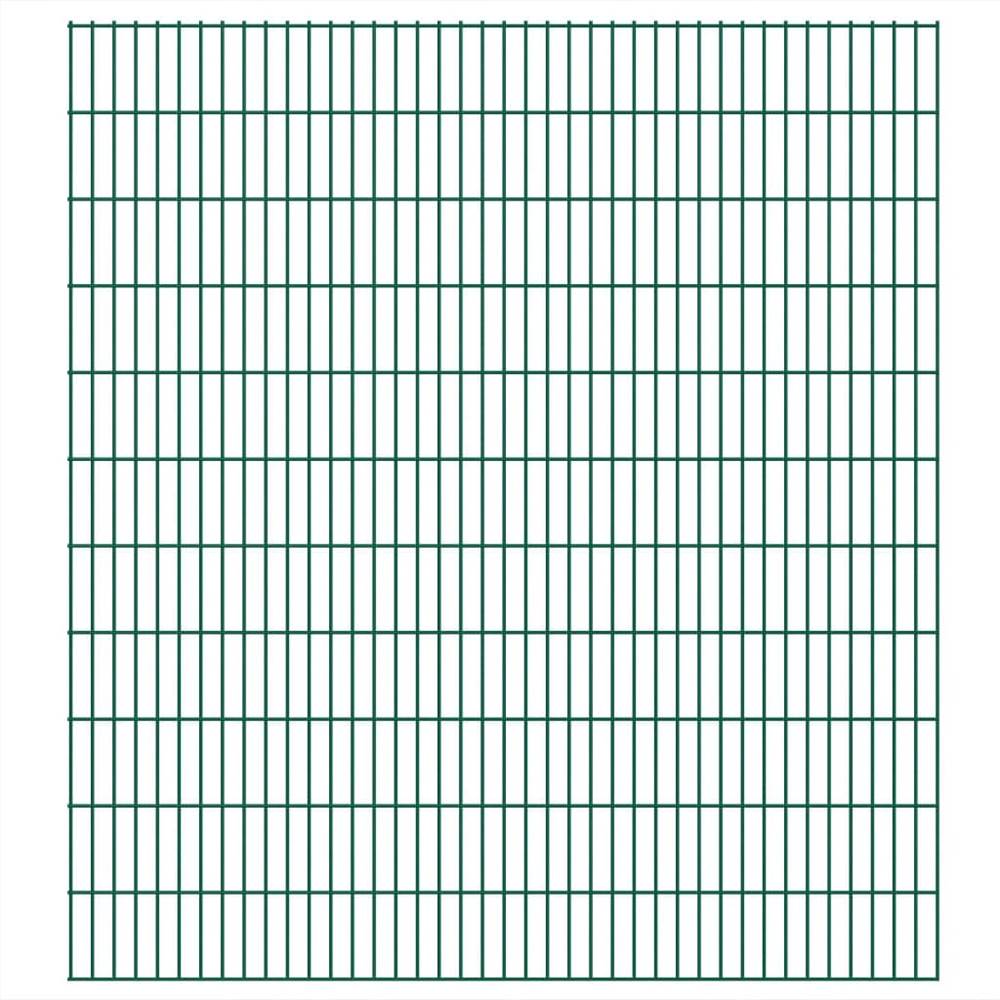 2D Garden Fence Panels 2008×223 m 38 m Total Length Green Sale Coupon