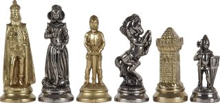 3 3/4″ Victorian Themed Metal Chessmen on Sale Coupon From The Real Masters Of Chess