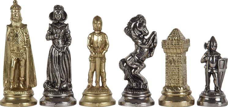 3 3/4″ Victorian Themed Metal Chessmen on Sale Coupon From The Real Masters Of Chess