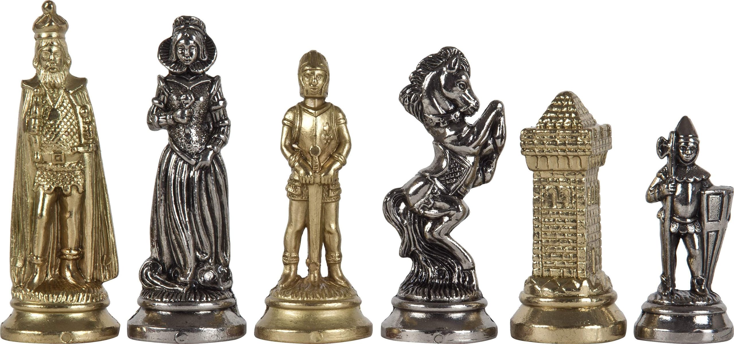 3 3/4″ Victorian Themed Metal Chessmen on Sale Coupon From The Real Masters Of Chess