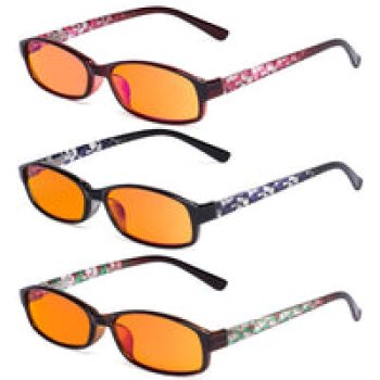 Eyekeeper 3 Pack Floral Computer Reading Glasses for Women DSR908 Sale Coupon
