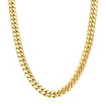 WJD Exclusives Solid 14K Yellow Gold 8mm Wide Miami Cuban Chain 20″-30″ – 20 Sale Coupon