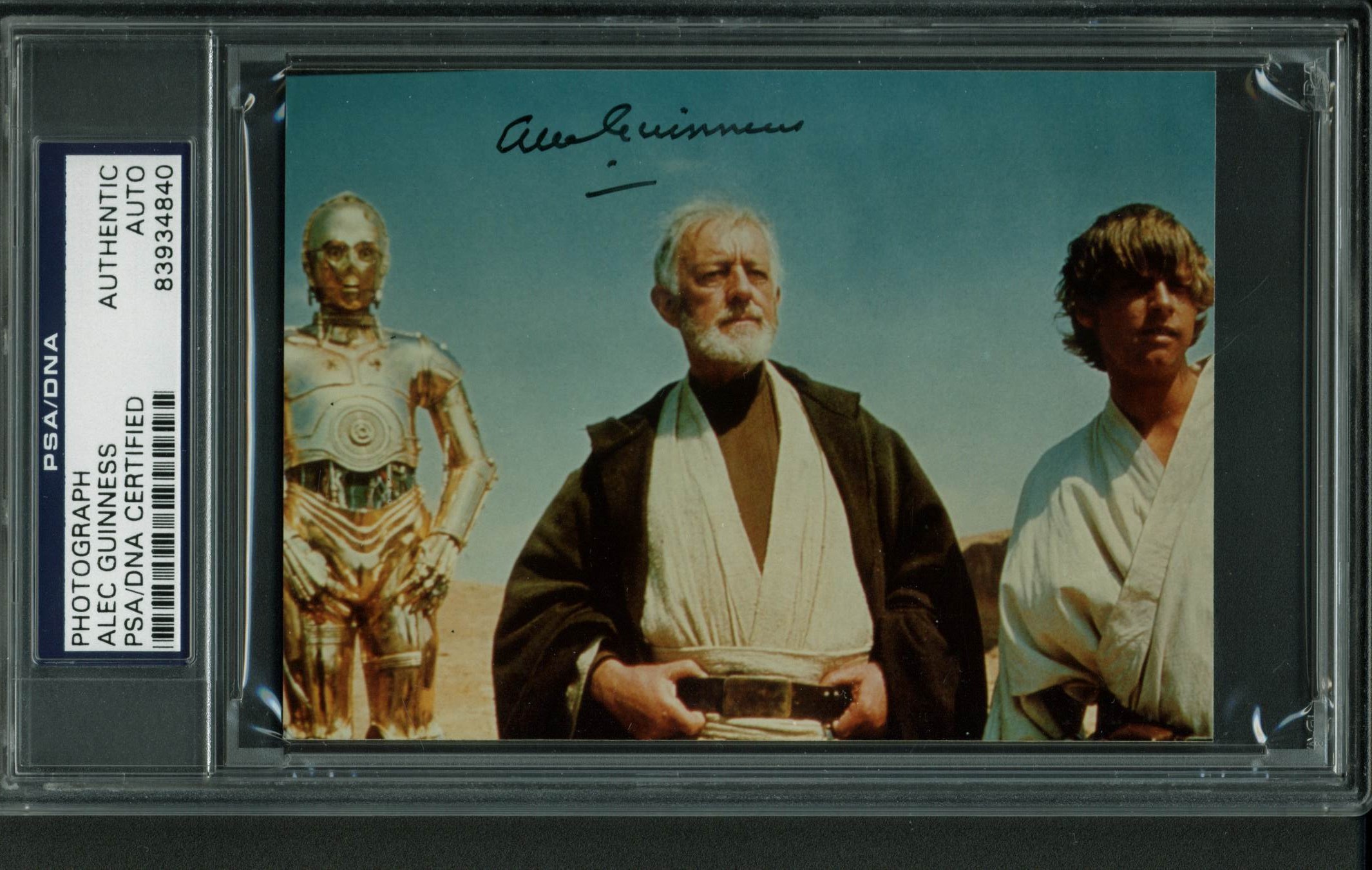 Alec Guinness Star Wars Authentic Signed 3.5×4 7/8 Photo PSA/DNA Slabbed Sale Coupon