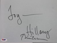 Bill & Hillary Clinton Authentic Signed The Clintons Book PSA/DNA #X01284 Sale Coupon