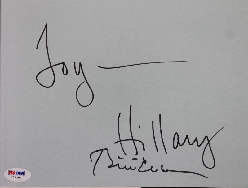 Bill & Hillary Clinton Authentic Signed The Clintons Book PSA/DNA #X01284 Sale Coupon