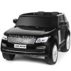 Costway24V 2-Seater Licensed Land Rover Kids Ride On Car with 4WD Remote Control-Black Sale Coupon