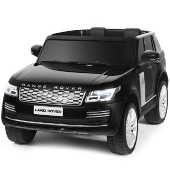 Costway24V 2-Seater Licensed Land Rover Kids Ride On Car with 4WD Remote Control-Black Sale Coupon