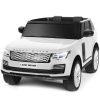 Costway24V 2-Seater Licensed Land Rover Kids Ride On Car with 4WD Remote Control-White Sale Coupon