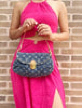 Gaby’s Bags Louis Vuitton Denim Bag Mini Pleaty Monogram Vintage Jean Shoulder Bag Coupon Sale