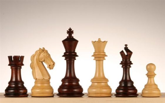 4.5″ Columbian Knight Padauk Chess Pieces on Sale Coupon From The Real Masters Of Chess