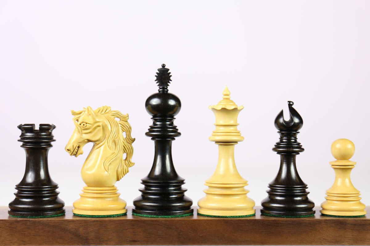 4.5″ Ebony Andalusian Chess Pieces on Sale Coupon From The Real Masters Of Chess