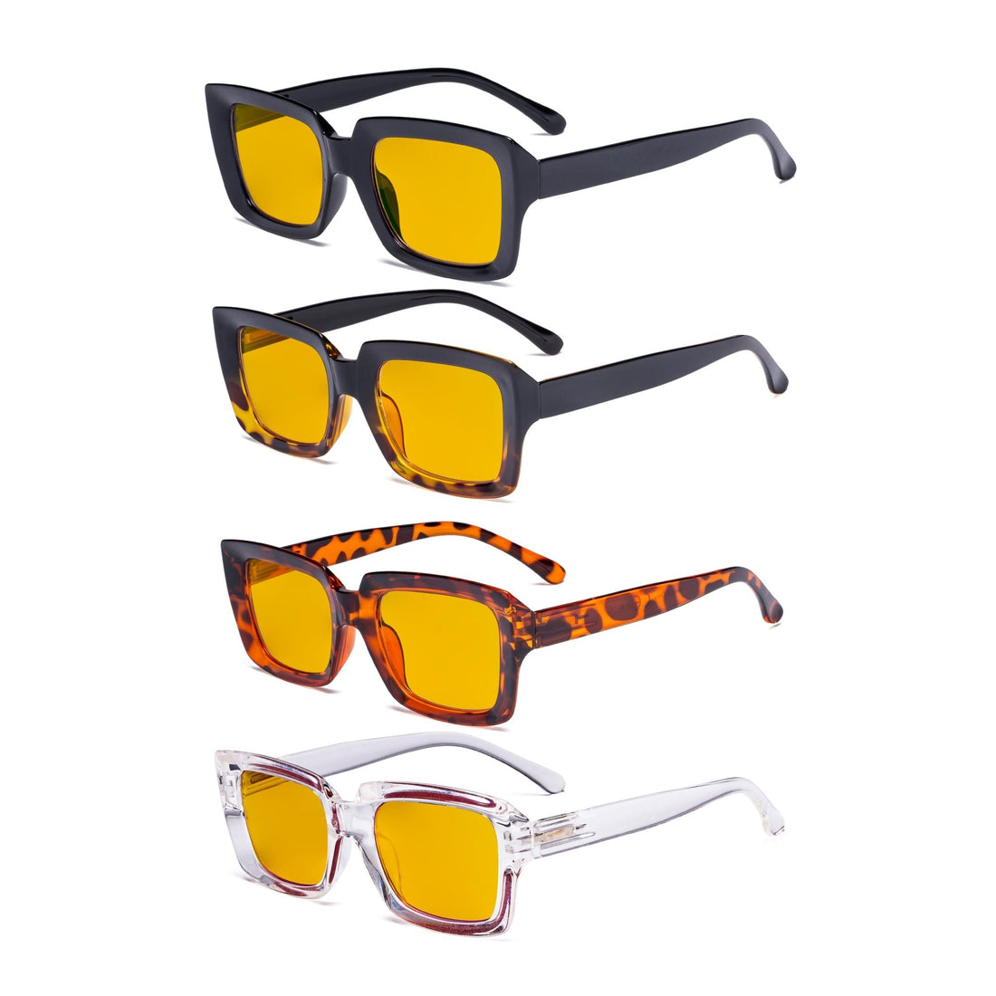 Eyekeeper 4 Pack Elegant Oversized Computer Reading Glasses HP9107 Sale Coupon