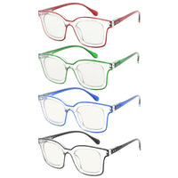 Eyekeeper 4 Pack Square Progressive Multifocus Reading Glasses M2105 Sale Coupon