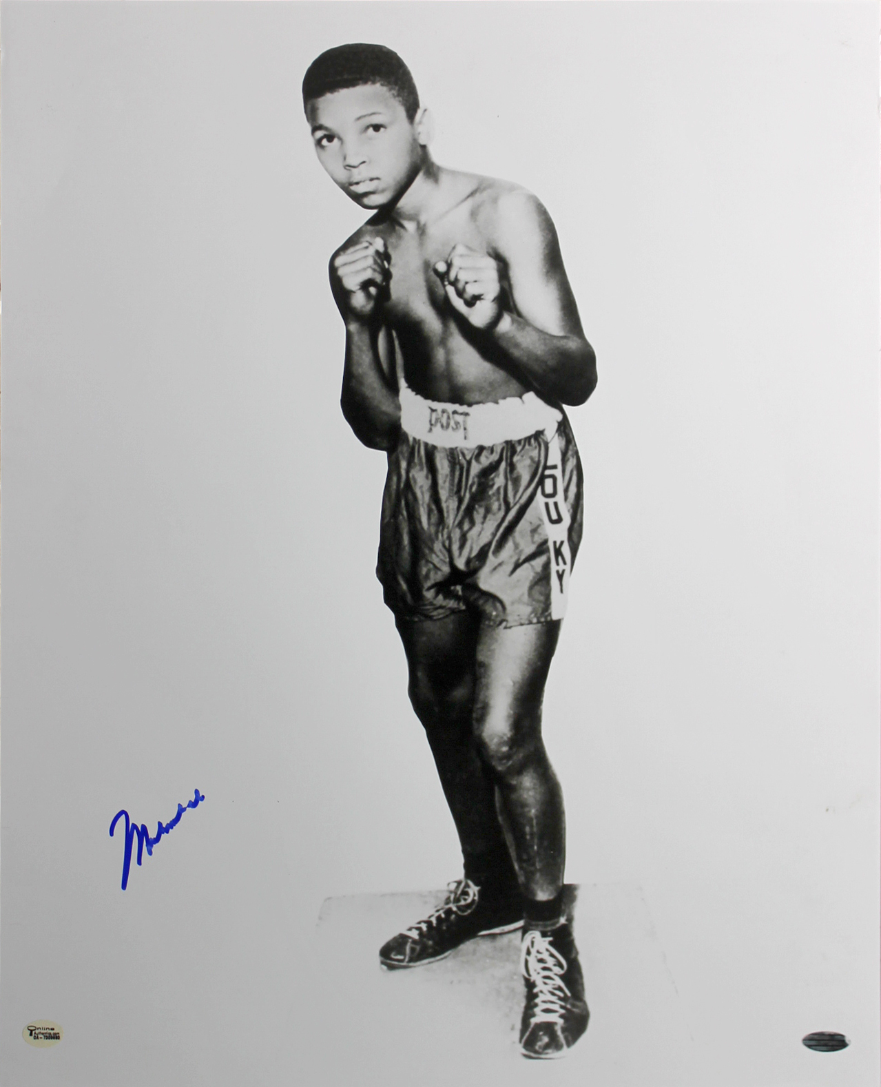 Muhammad Ali Authentic Signed 16X20 B&W Photo As Child OA & Steiner Holograms Sale Coupon