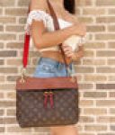 Gaby’s Bags Louis Vuitton Tuileries Besace Bag Crossbody Monogram Canvas Brown Caramel Coupon Sale