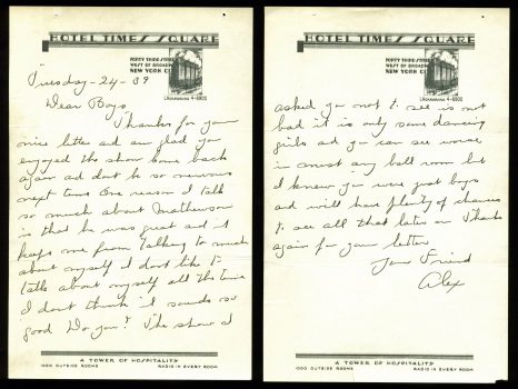Grover Cleveland Alexander Signed 6×9.25 1939 Handwritten Letter JSA #Z31392 Sale Coupon
