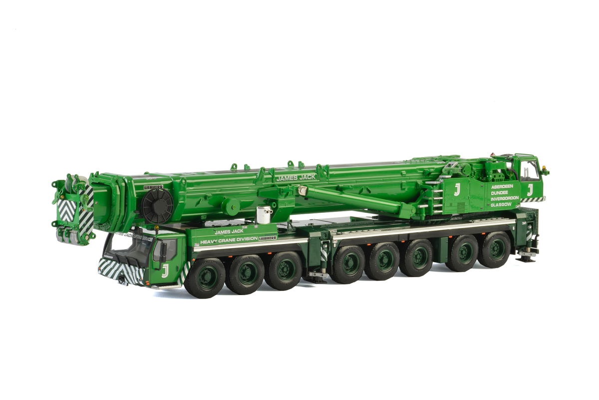 Diecastmodelswholesale Liebherr LTM 1500-8.1 James Jack Lifting Mobile Crane Green 1/50 Diecast Model by WSI Models Sale Coupon