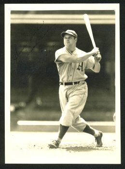Jimmie Foxx “Sincere Wishes” Signed 5.5×7.5 Geo Burke Sepia Photo JSA #Z30198 Sale Coupon