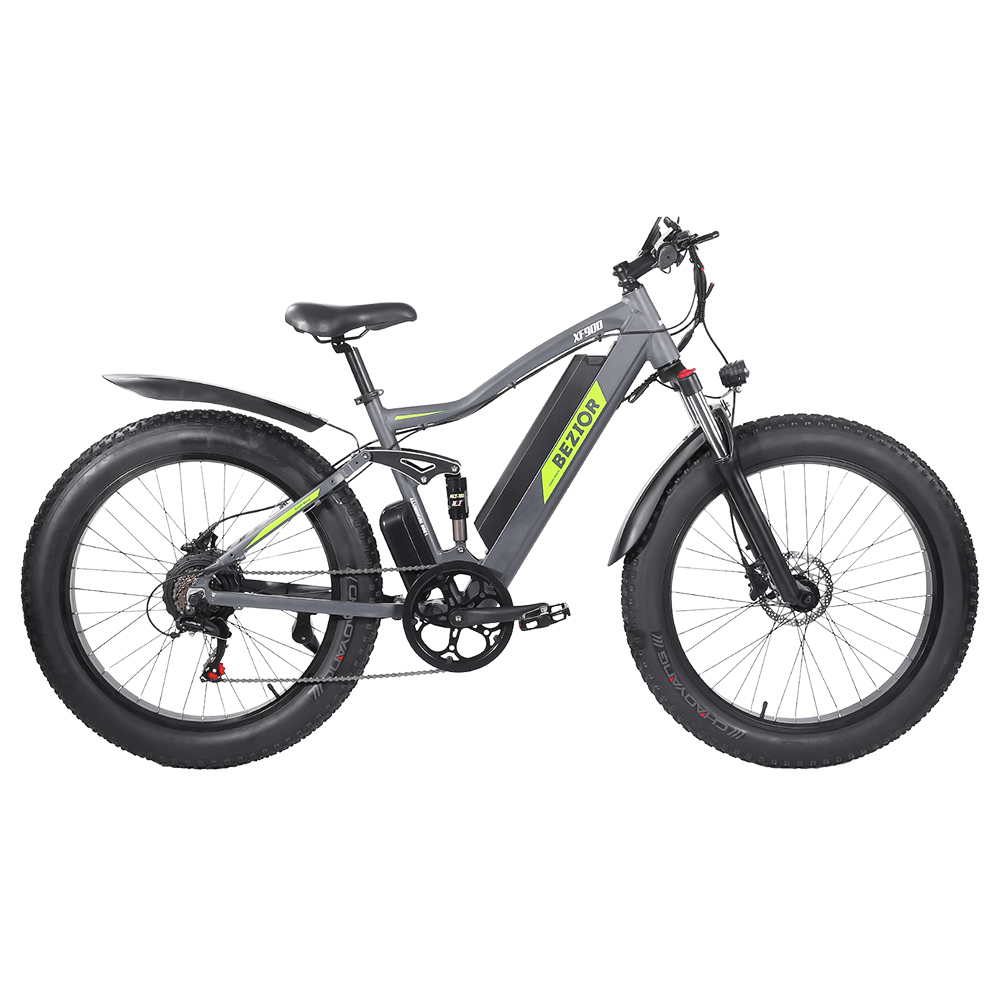 Bezior XF900 125Ah 48V 750W 26 Inch  45Kmh Electric BIKE Grey Sale Coupon