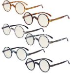Eyekeeper 6 Pack Round Blue Light Filter Reading Glasses UVR077BX Sale Coupon