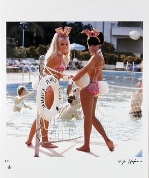Hugh Hefner Authentic Signed 16.5×20 Playboy Artist Print Photo BAS #A02017 Sale Coupon