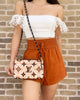 Gaby’s Bags Louis Vuitton Monogram Crafty Double Pochette Crossbody Cream Caramel Clafoutis Coupon Sale