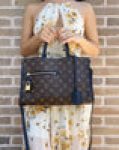 Gaby’s Bags Louis Vuitton Brown Monogram Popincourt PM Satchel Shoulder Handbag Marine Coupon Sale