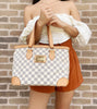 Gaby’s Bags Louis Vuitton Damier Azur Hampstead PM Shoulder Tote Bag LV White Coupon Sale