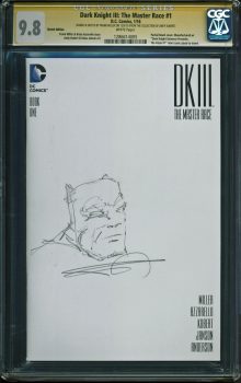 Frank Miller Signed Batman Dark Knight III The Master Race #1 w/ Sketch CGC 9.8 Sale Coupon