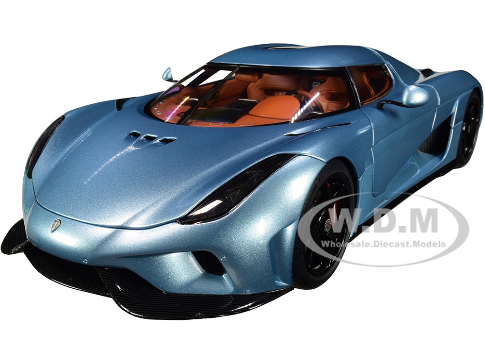 Diecastmodelswholesale Koenigsegg Regera Horizon Blue Metallic 1/18  Model Car by Autoart Sale Coupon