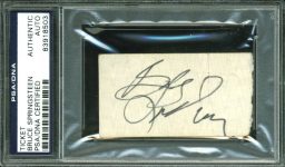Bruce Springsteen Signed 1.5×2.75 July 28th 1978 Concert Ticket PSA/DNA Slabbed Sale Coupon