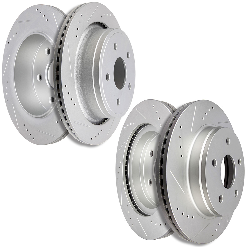 ECCPP For Dodge Durango Ram 1500 Chrysler Aspen 4WD 2WD Front And Rear Brake Rotors Sale Coupon