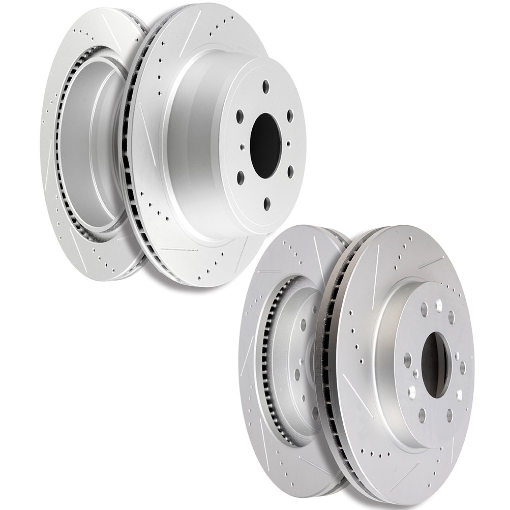 ECCPP Front And Rear Brake Rotors For 07-16 Cadillac Escalade 07-15 Chevy Tahoe Sale Coupon