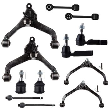 ECCPP For 2002-2004 Jeep Liberty 2.4L 12Pcs Front Upper Control Arms Ball Joints Kit Sale Coupon