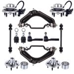 ECCPP 12pc Front Wheel Bearing Hub Upper Control Arm For 02-05 Ford Explorer & Mercury Sale Coupon