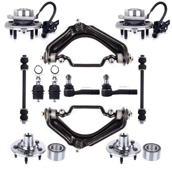 ECCPP 12pc Front Wheel Bearing Hub Upper Control Arm For 02-05 Ford Explorer & Mercury Sale Coupon