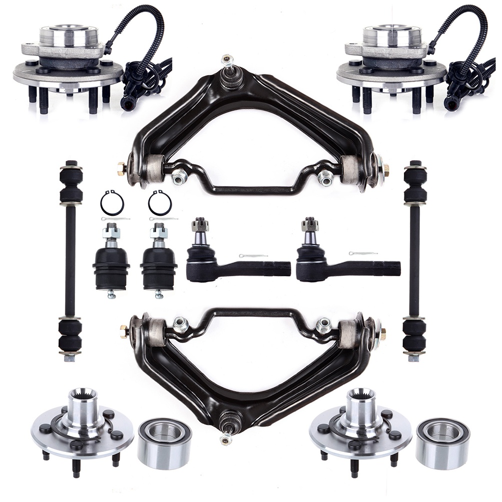 ECCPP 12pc Front Wheel Bearing Hub Upper Control Arm For 02-05 Ford Explorer & Mercury Sale Coupon