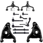 ECCPP 12set Complete Front Control Arm Pitman Arm Fits 1995-2002 1997 Lincoln Town Car Sale Coupon