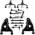ECCPP 14pcs Front Lower Control Arms Ball Joints Tie Rod End For 1995-02 Ford Lincoln Sale Coupon