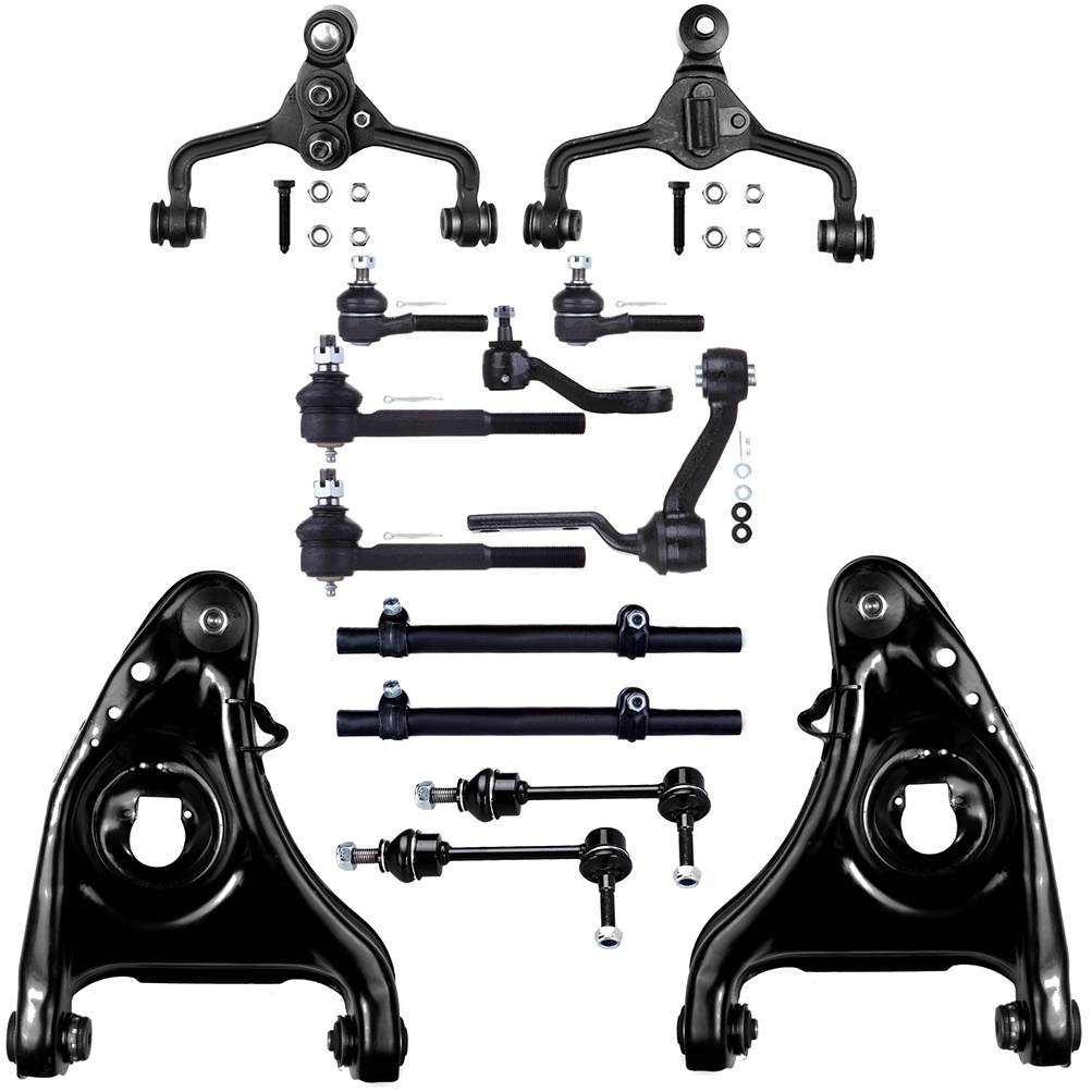 ECCPP 14pcs Front Lower Control Arms Ball Joints Tie Rod End For 1995-02 Ford Lincoln Sale Coupon
