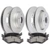 ECCPP Ceramic Brake Pads And Rotors Front Rear For Dodge Ram 1500 Laramie 3.7L 4.7L Sale Coupon