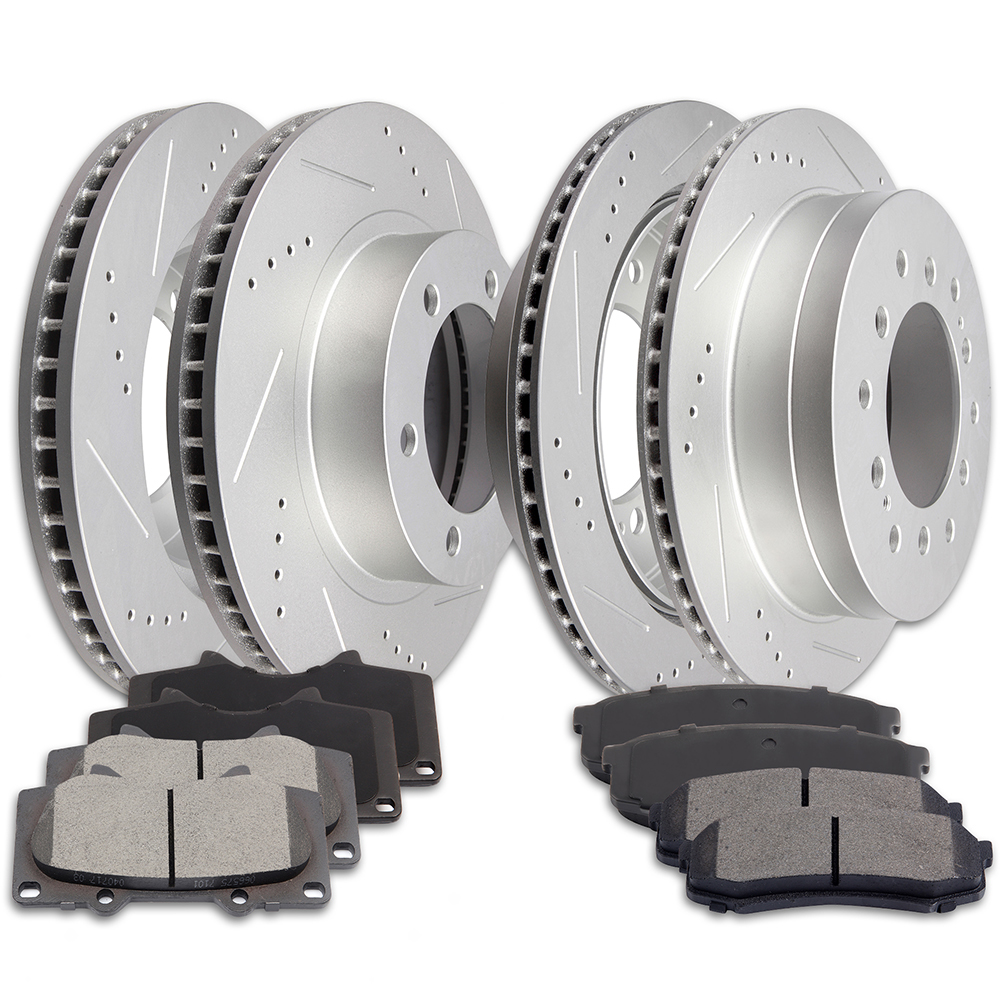 ECCPP Ceramic Brake Pads And Rotors Front Rear For Toyota 4Runner Sport 4.0L 4.7L Sale Coupon